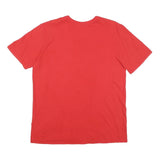 NIKE Mens Red Classic T-Shirt L Short Sleeve Crew Neck Cotton Blend