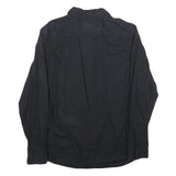 LEE Mens Black Cotton Blend Shirt L Long Sleeve Casual Button Closure