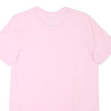 ADIDAS Womens Pink Graphic T-Shirt S Short Sleeve Crew Neck Casual Cotton Blend