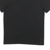 LEE Mens Black Graphic T-Shirt S Short Sleeve Crew Neck Cotton Blend