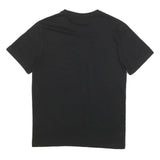 LEE Mens Black Graphic T-Shirt S Short Sleeve Crew Neck Cotton Blend