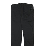 LEVI'S Mens Cotton Blend Black Regular Fit Straight Leg Trousers W29 L29
