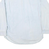 HARD ROCK CAFE Mens Light Blue Denim Shirt L Cotton Blend Long Sleeve Relaxed