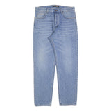 ROBERTO CAVALLI Womens Jeans Blue Regular Straight Denim Light W32 L30 Button