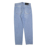 ROBERTO CAVALLI Womens Jeans Blue Regular Straight Denim Light W32 L30 Button