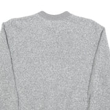 BON WORTH Womens Grey Plain Crew Neck Basic Knit Jumper S Cotton Blend