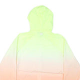 FILA Womens Yellow & Orange Nylon Zip Hooded Jacket M Sportswear Casual
