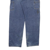 CARHARTT Mens Blue Denim Relaxed Straight Leg Cotton Blend Medium Wash W36 L36