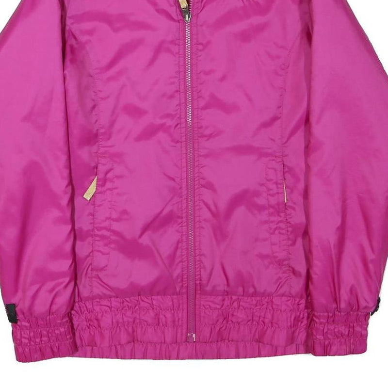 THE NORTH FACE Womens Pink Jacket XS Polyester Blend Plain Zip Outdoor