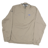 ADIDAS Mens Beige Saint Marys College Tennis Jacket XL Polyester Zip Plain