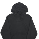 CHAMPION Mens Black Pullover Hoodie S Classic Cotton Blend Drawstring