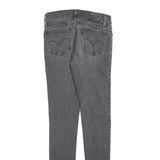 LEVI'S 710 Womens Jeans Grey Slim Skinny Denim Medium W27 L32 Stretch Cotton