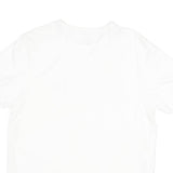 CALVIN KLEIN Mens White XL T-Shirt Short Sleeve Crew Neck Logo Print