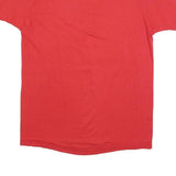 SCREEN STARS Womens Red Graphic T-Shirt XL Short Sleeve Crew Neck Vintage Style