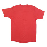 SCREEN STARS Womens Red Graphic T-Shirt XL Short Sleeve Crew Neck Vintage Style