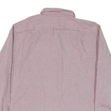 NAUTICA Mens Red & White Check Button Down Shirt XL Casual Cotton Blend