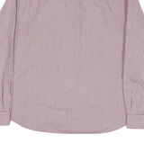 NAUTICA Mens Red & White Check Button Down Shirt XL Casual Cotton Blend