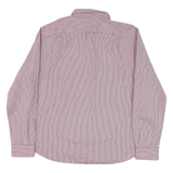 NAUTICA Mens Red & White Check Button Down Shirt XL Casual Cotton Blend