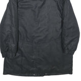 Womens Black Jacket UK 18 Polyester Zip Plain Casual Lightweight Outerwear