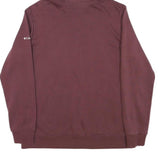 COLUMBIA Mens Maroon Hoodie M Cotton Blend Pullover Casual