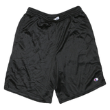 CHAMPION Mens Black Casual Shorts S W28 Mesh Sports Gym