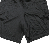 CHAMPION Mens Black Casual Shorts S W28 Mesh Sports Gym