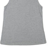 MODERN LUX Womens Grey Graphic Sleeveless Crew Neck T-Shirt M Casual Summer