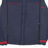 TOMMY HILFIGER Mens Navy Blue Jacket L Cotton Blend Zip Casual Sportswear
