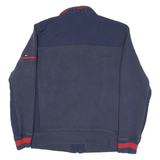 TOMMY HILFIGER Mens Navy Blue Jacket L Cotton Blend Zip Casual Sportswear