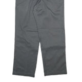 DICKIES Mens Cotton Blend Grey Regular Fit Straight Leg Trousers W34 L29