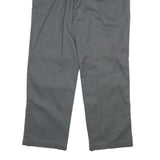DICKIES Mens Cotton Blend Grey Regular Fit Straight Leg Trousers W34 L29