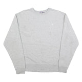 CHAMPION Mens Grey Crew Neck M Cotton Blend Pullover Sweatshirt
