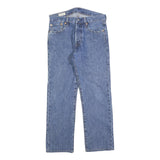 LEVI'S 501 Mens Jeans Blue Regular Straight Denim Light W30 L26 Classic Button