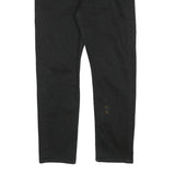 LEVI'S 502 Mens Jeans Black Regular Straight Denim Medium W36 L29 Zip Cotton