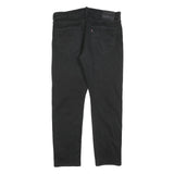 LEVI'S 502 Mens Jeans Black Regular Straight Denim Medium W36 L29 Zip Cotton