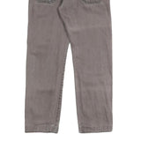 CARHARTT Mens Jeans Grey Regular Straight Denim W31 L29 Button Closure
