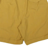 YOUR SHOW Womens Shorts Yellow Wool Blend M W28 Classic Fit Casual