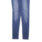 LEVI'S Womens Slim Blue Denim Rinse Jeans W27 L30 Stretch Comfort Zip