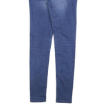 LEVI'S Womens Slim Blue Denim Rinse Jeans W27 L30 Stretch Comfort Zip