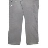 DICKIES Mens Regular Grey Cotton Blend Regular Fit Trousers W36 L31 Workwear