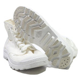 PALLADIUM Pampa Hi Mens Lace-Up Ankle Boots Canvas White UK 5.5 Rugged Sole