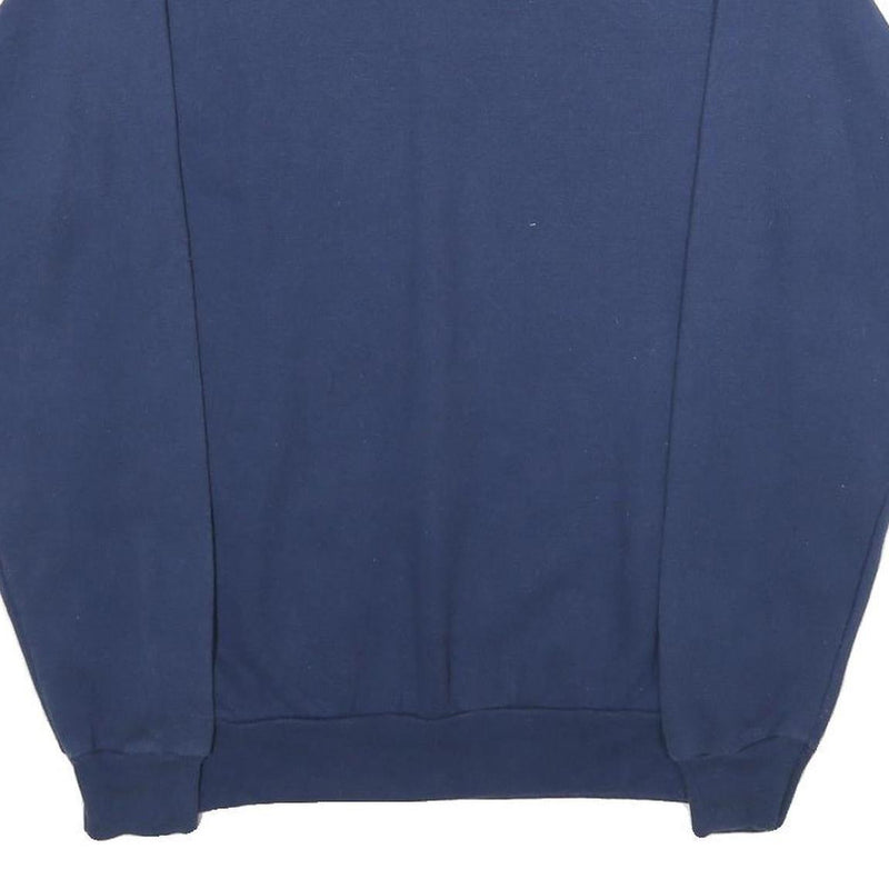 WALT DISNEY Mens Navy Blue Disneyland Resort Crew Neck S 2015 Graphic Sweatshirt