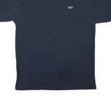 REEBOK Mens Black Classic T-Shirt L Short Sleeve Crew Neck Cotton Blend