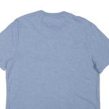 TOMMY HILFIGER Mens Blue Henley T-Shirt M Short Sleeve Crew Neck Cotton Blend