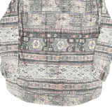 HESS MATTER Mens Beige Pattern Shirt L Cotton Blend Long Sleeve Casual