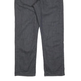 LEVI'S 504 Mens Jeans Black Regular Straight Denim Raw W33 L27 Classic Style