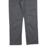 LEVI'S 504 Mens Jeans Black Regular Straight Denim Raw W33 L27 Classic Style