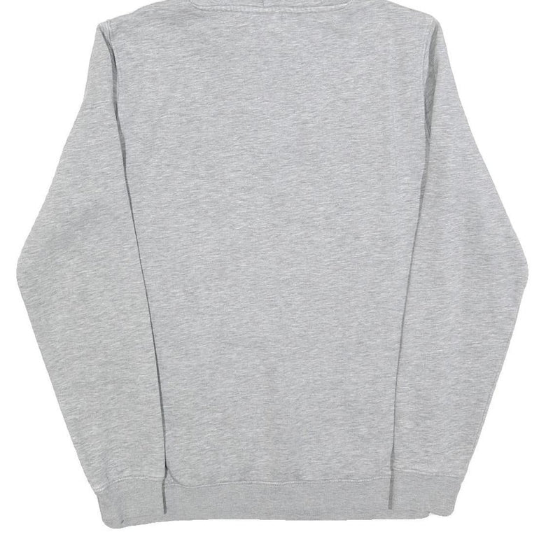 CHAMPION Mens Grey & Purple Pullover Hoodie S Cotton Blend Casual