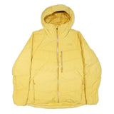 THE NORTH FACE Womens Yellow Bomber Jacket XL Polyester Blend Plain Lightweight