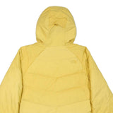 THE NORTH FACE Womens Yellow Bomber Jacket XL Polyester Blend Plain Lightweight